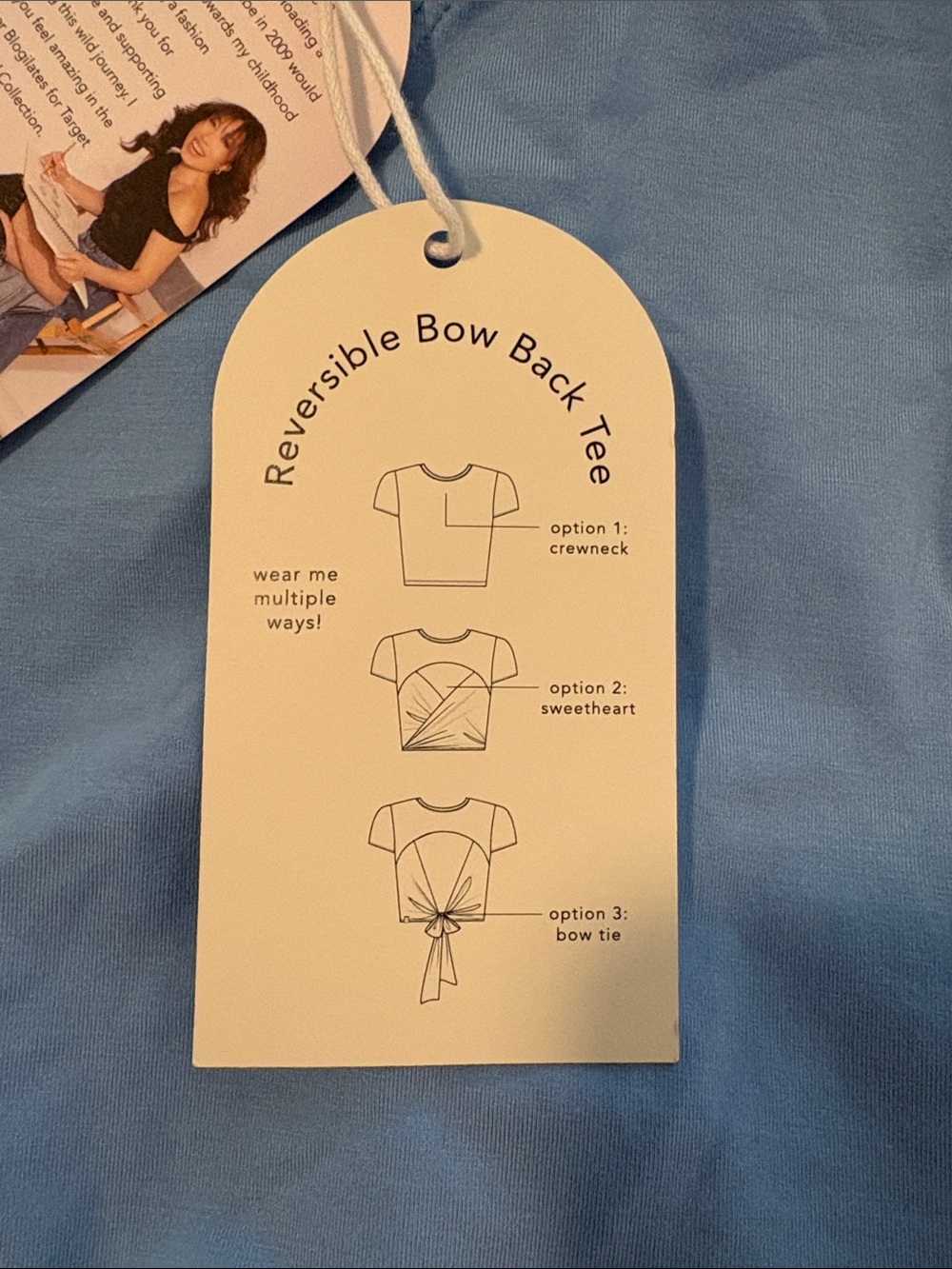 Blogilates Reversible Bow Back Tee - Picture 2 of 4